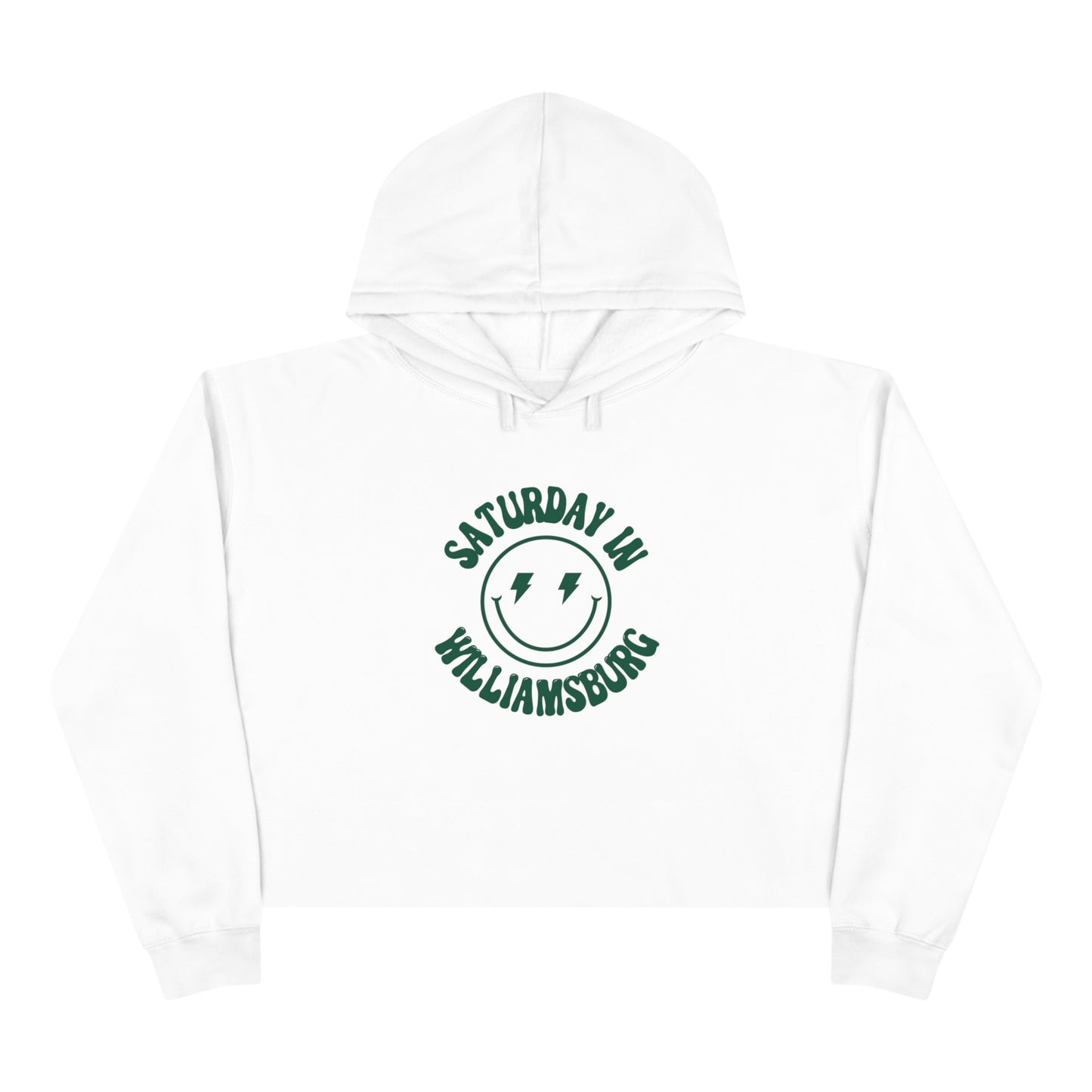 Smiley Williamsburg Crop Hoodie