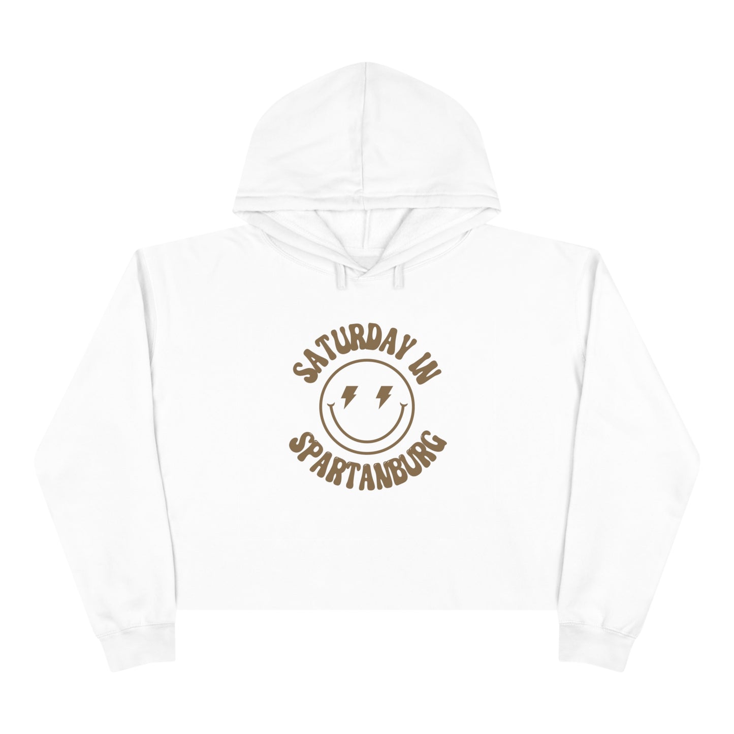 Smiley Spartanburg Crop Hoodie
