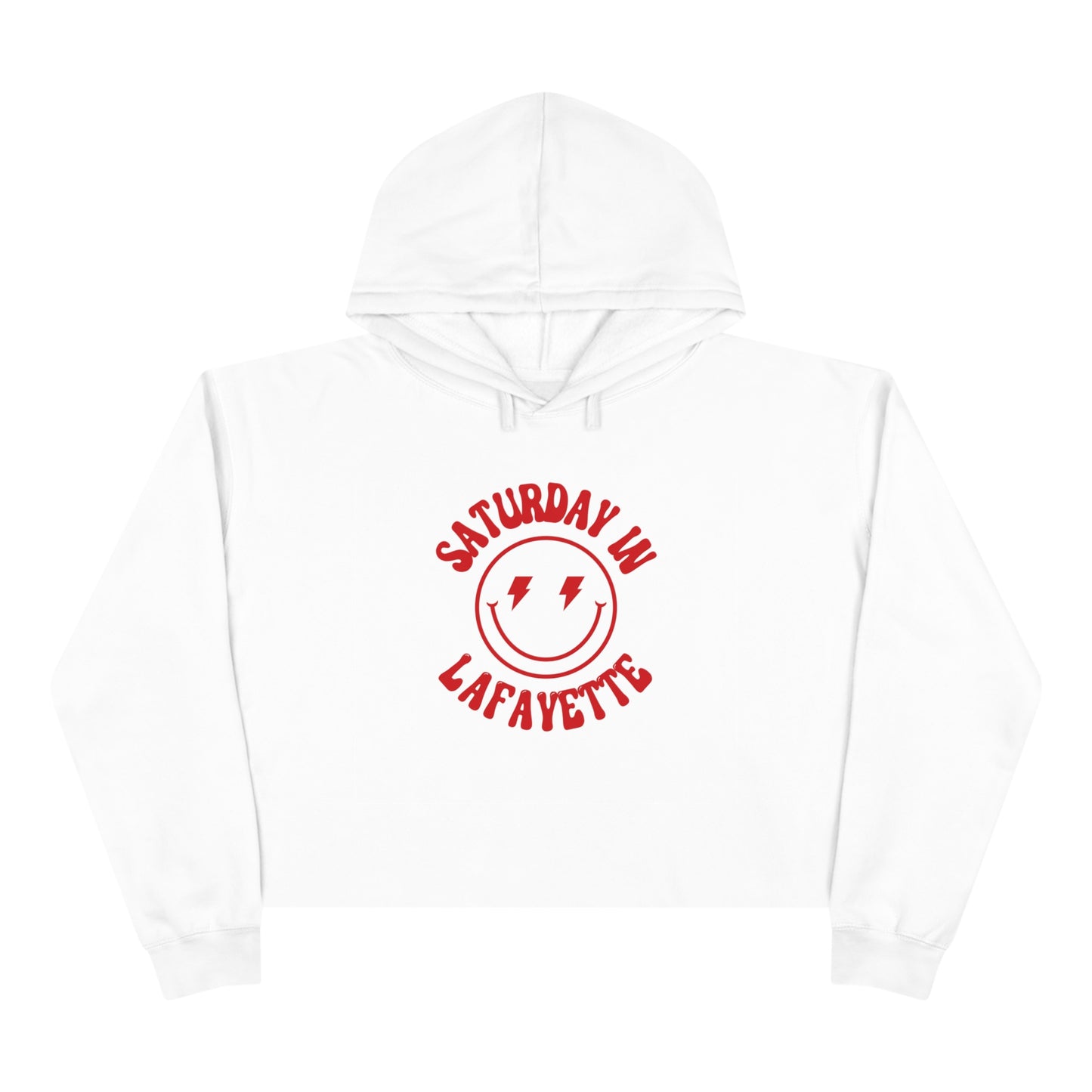 Smiley Lafayette Crop Hoodie - GG