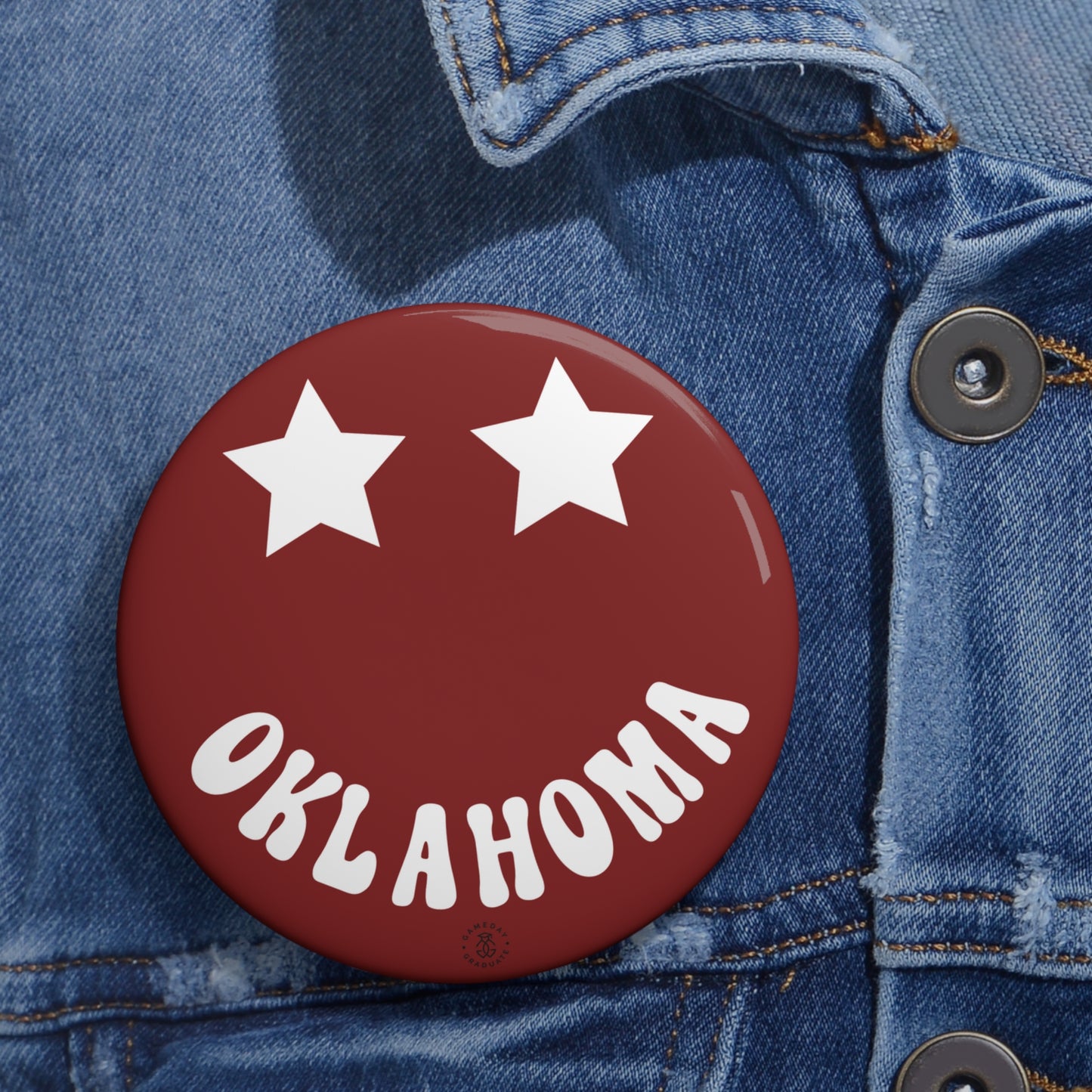 Oklahoma Stars Button