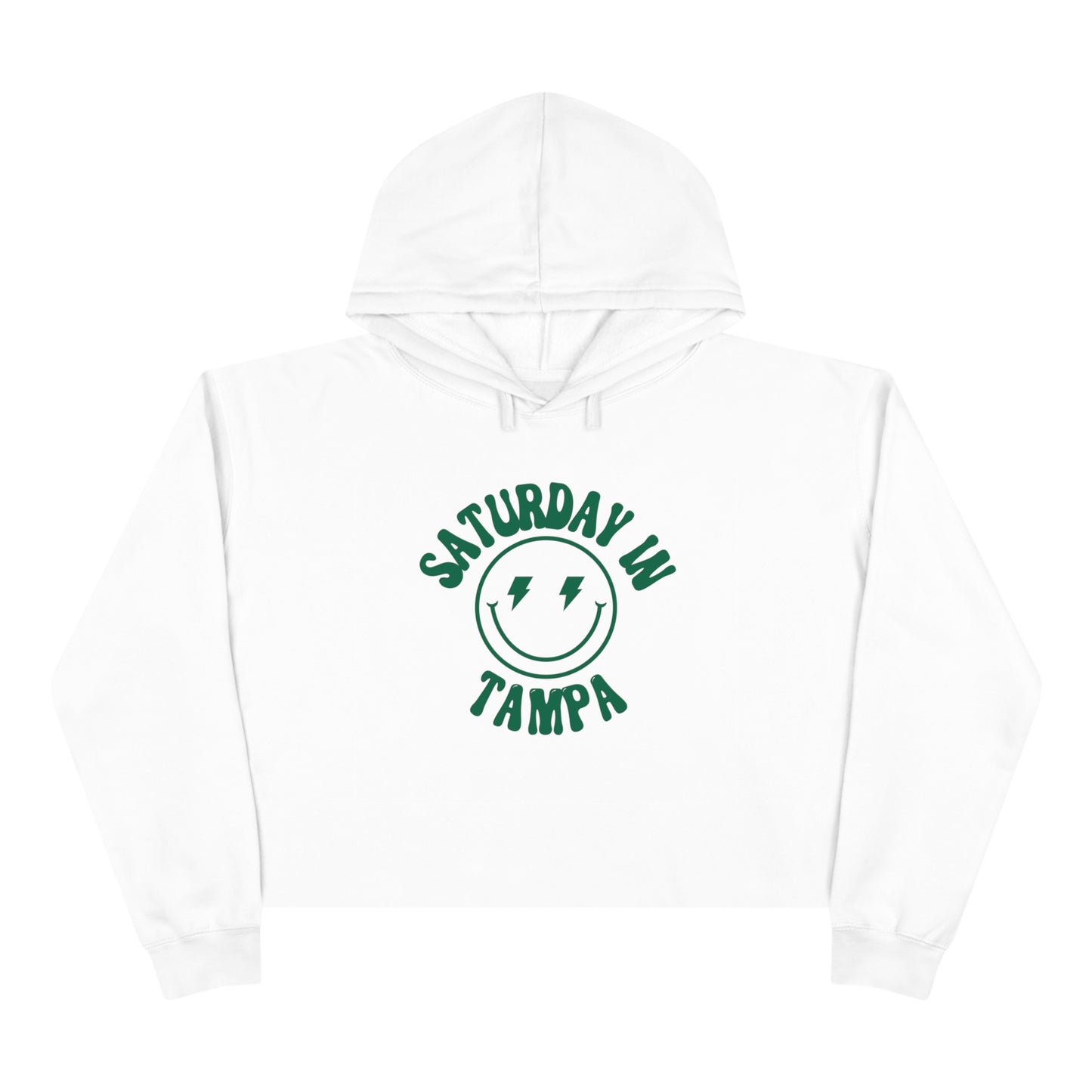 Smiley USF Crop Hoodie