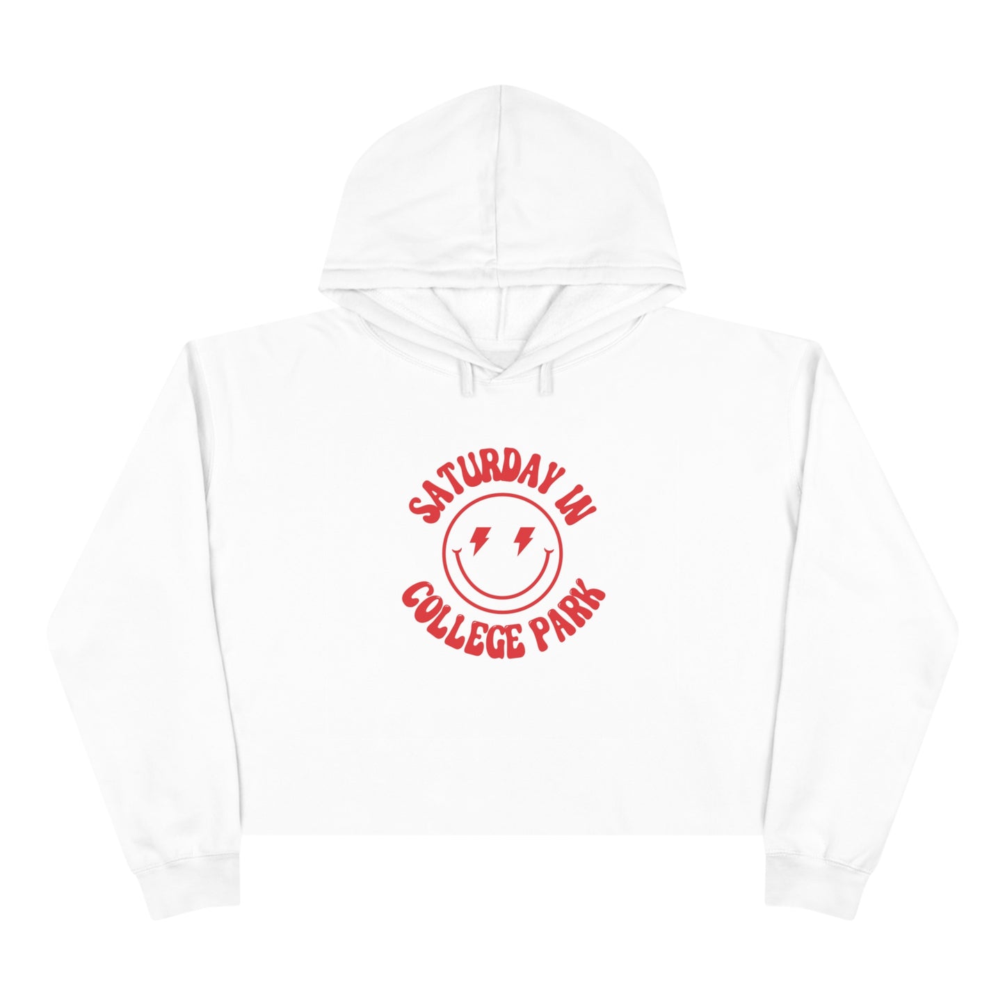 Smiley Maryland Crop Hoodie