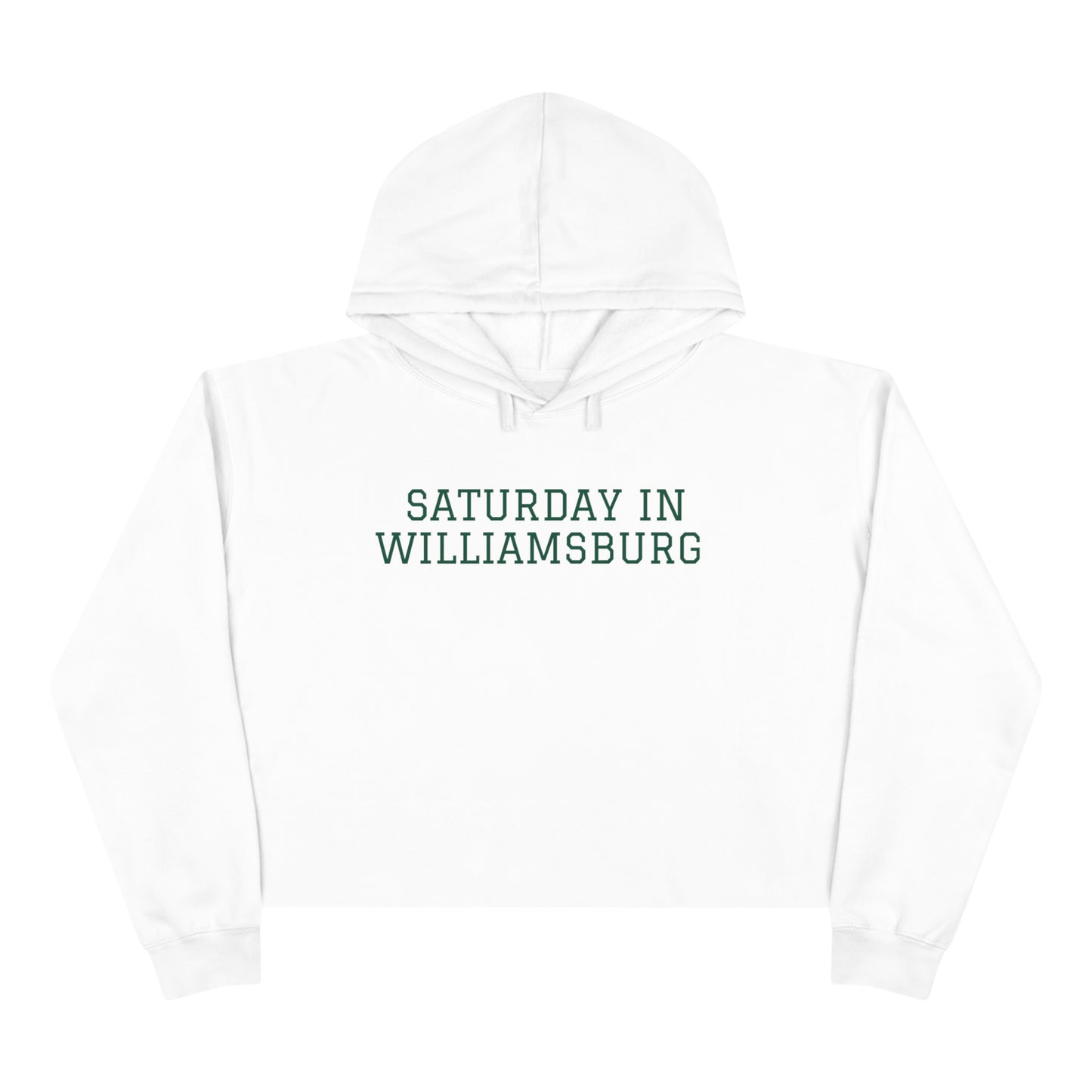 William and Mary Crop Hoodie