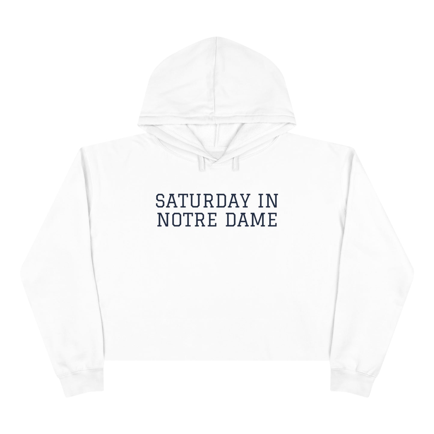 Notre Dame Crop Hoodie