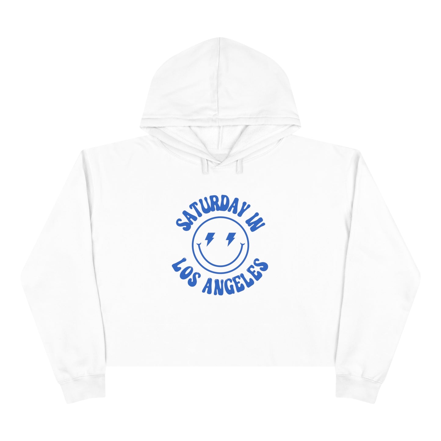 Smiley UCLA Crop Hoodie