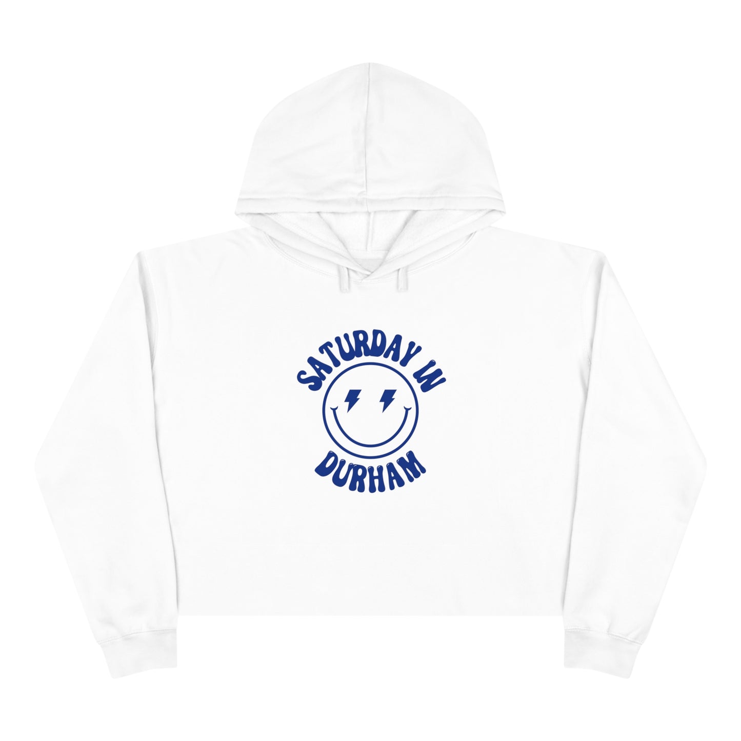 Smiley Duke Crop Hoodie