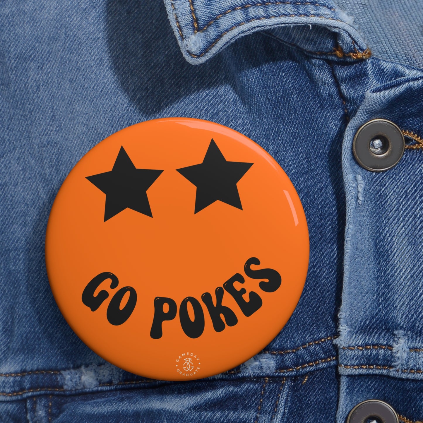 Go Pokes Stars Button