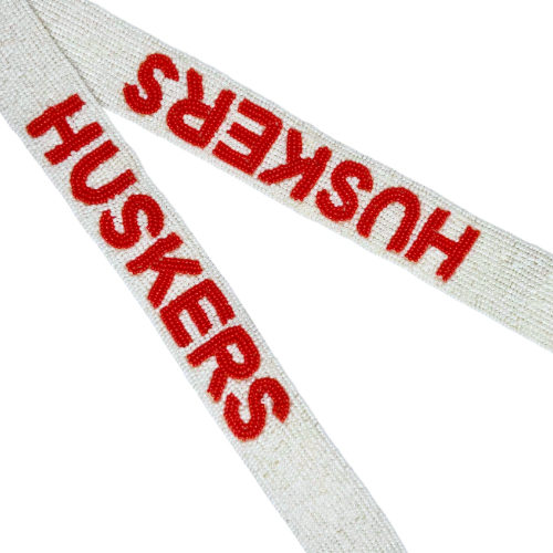 Clear Acrylic Purse with Huskers Strap