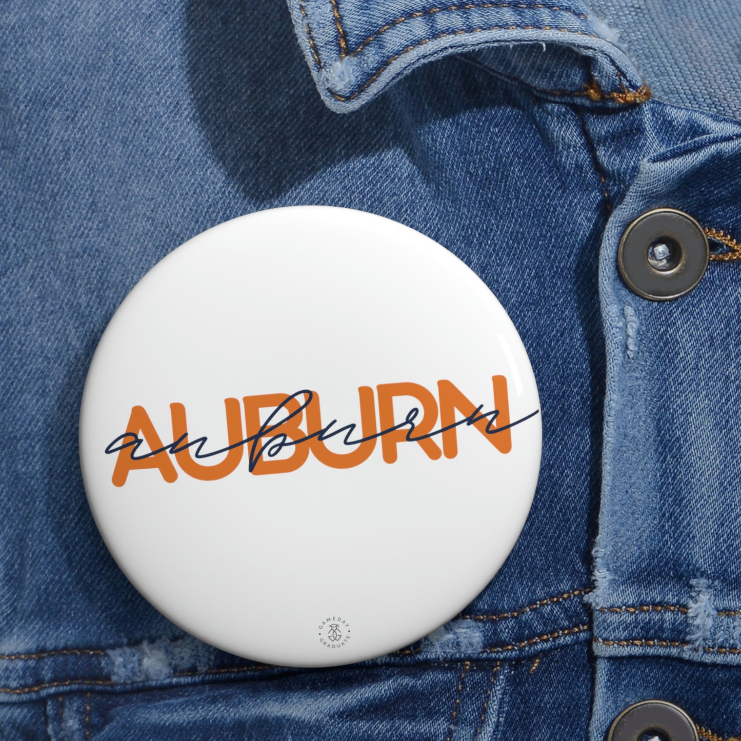 Auburn Script Button