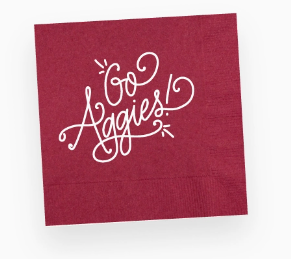 Texas A & M Napkins