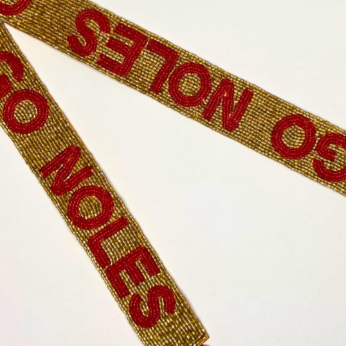 Go Noles Strap - Gold (Strap only)