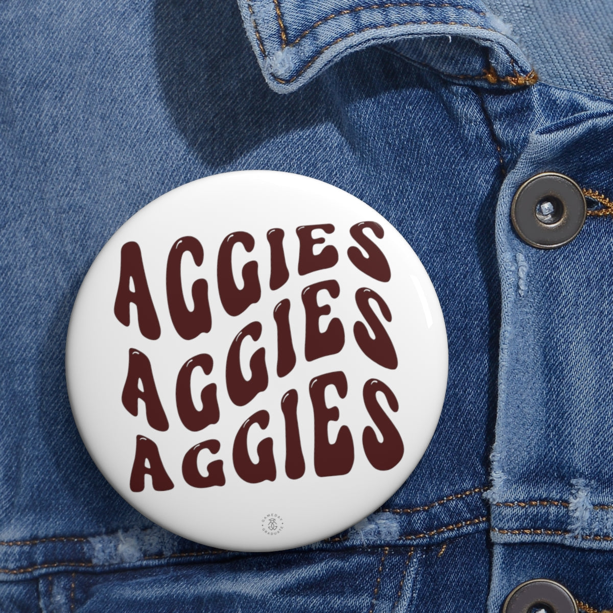 Texas A & M Aggies Button