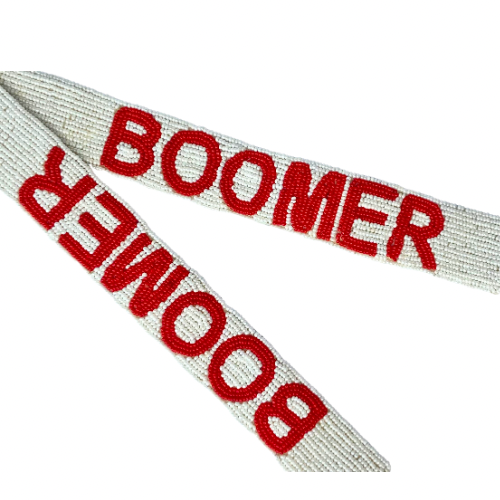 White Boomer Sooner Strap (Strap only)