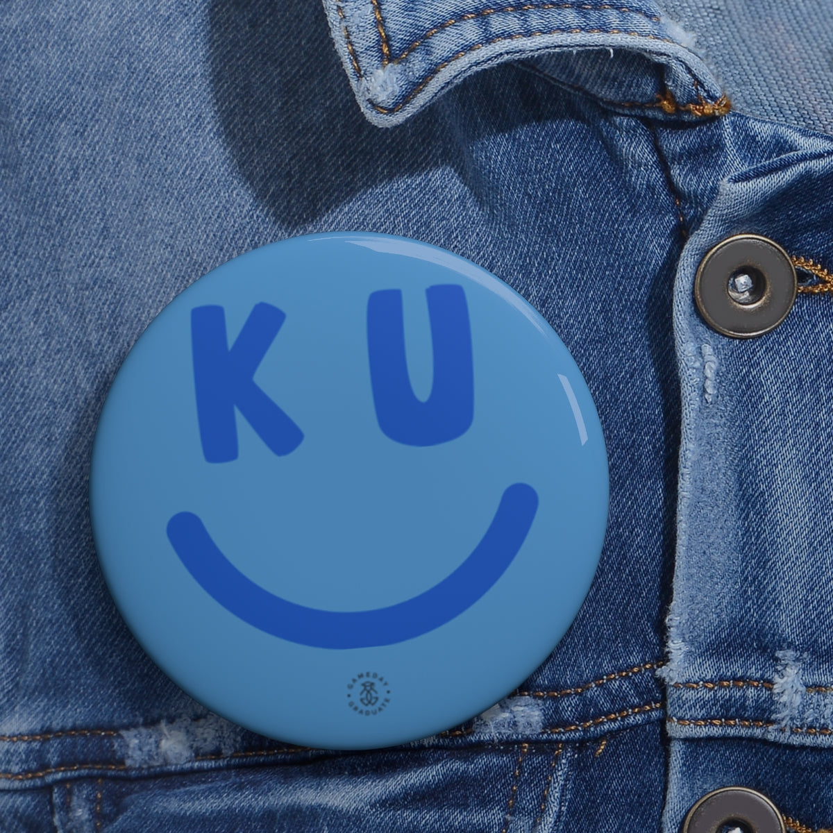 KU Smiley Button