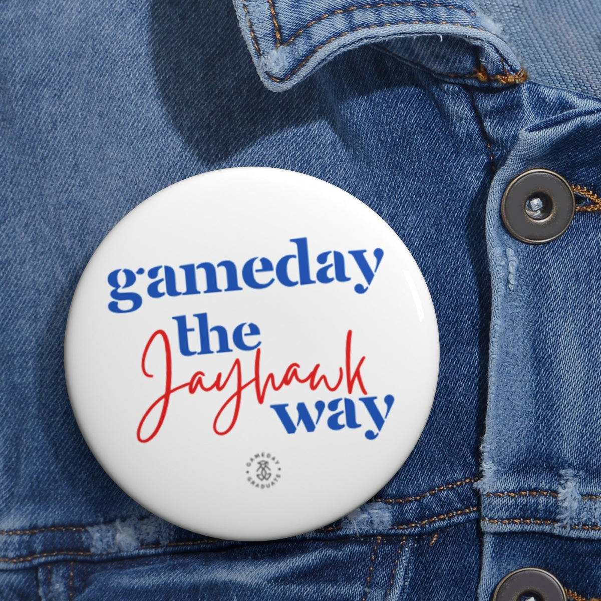 Jayhawk Way Button