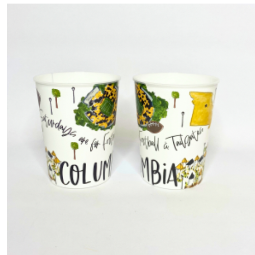 Columbia, MO Reusable Cups - Set of 6