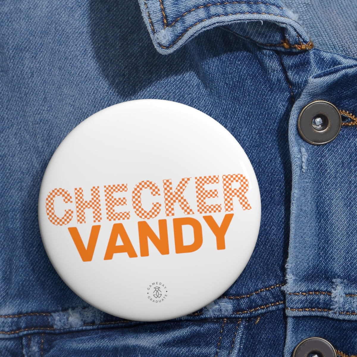 Checker Vandy Button