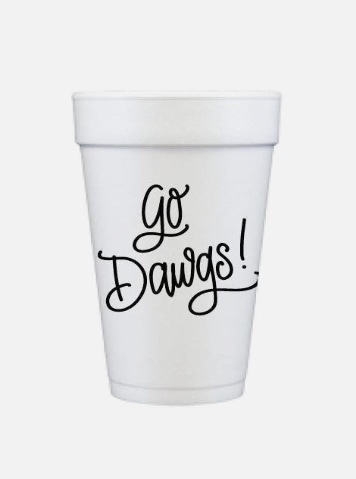 Georgia Styrofoam Cups - Pack of 10