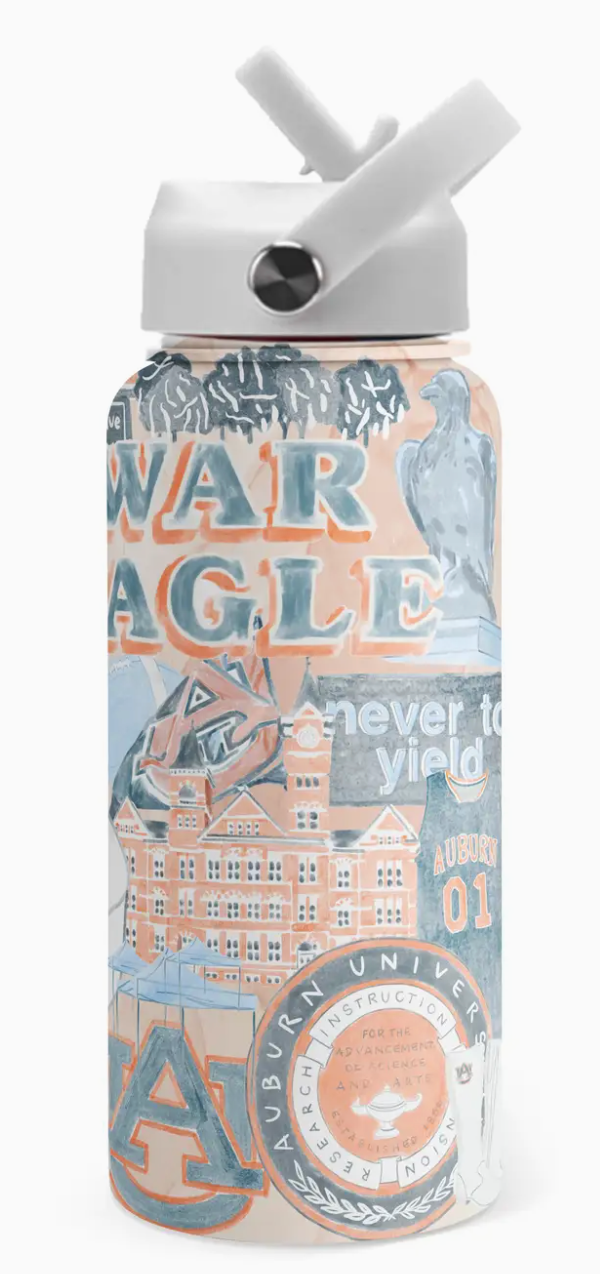Auburn Water Bottle - 32 oz