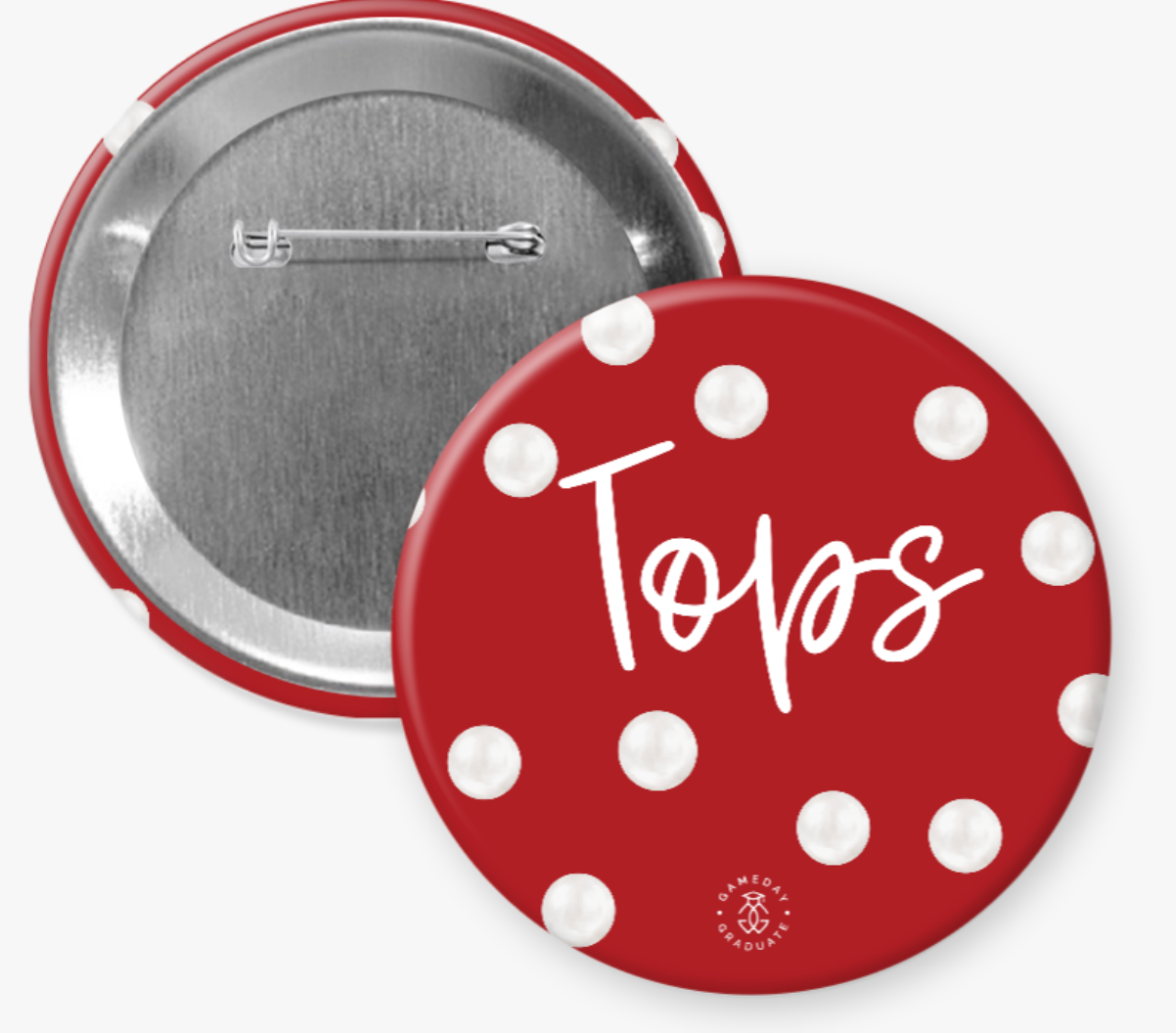 Pearl Tops Button