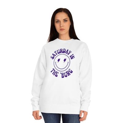 Smiley JMU Crew Sweatshirt