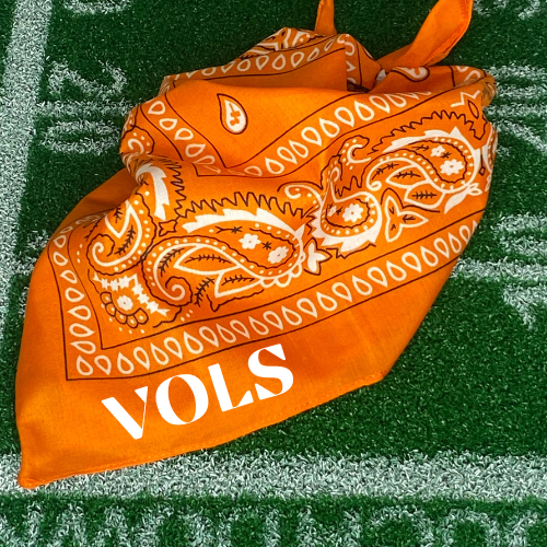 Orange Tennessee Bandana