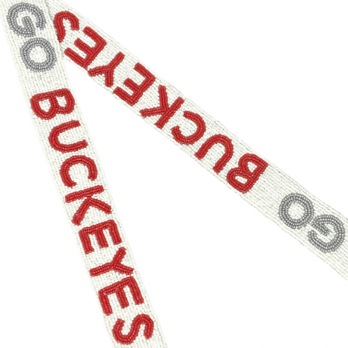 Clear Acrylic Purse with Go Buckeyes Strap