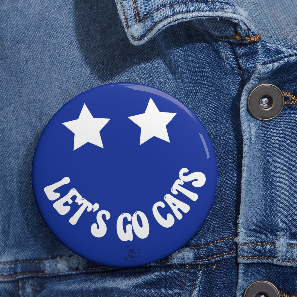 Let’s Go Cats Button