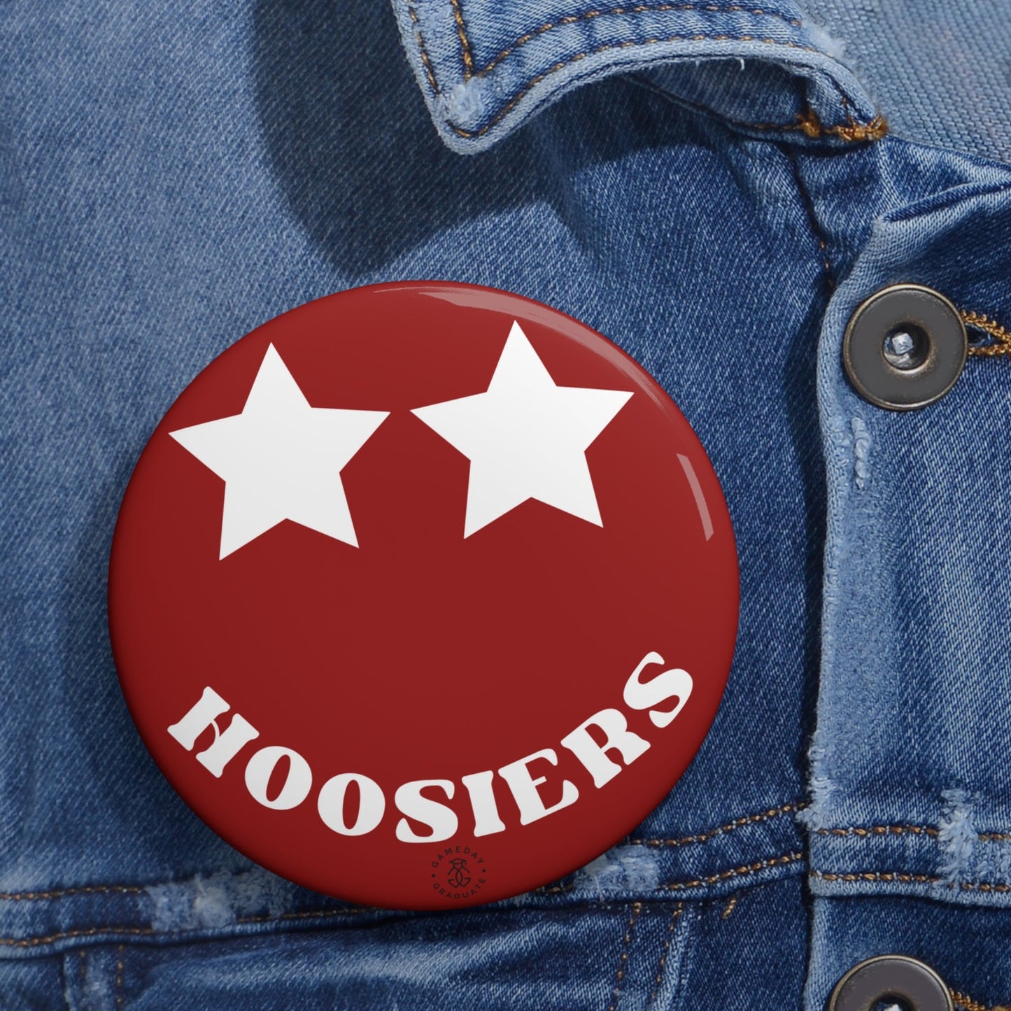 Hoosier Star Button