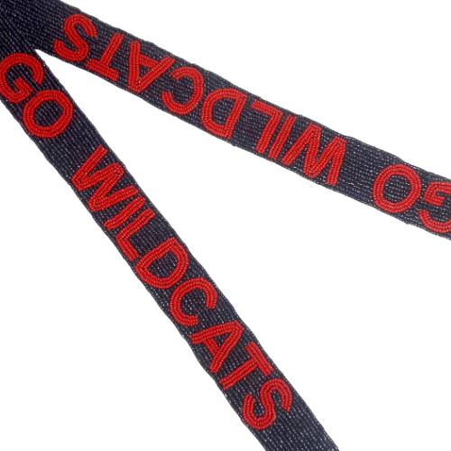 Go Wildcats Beaded Strap (Strap Only)