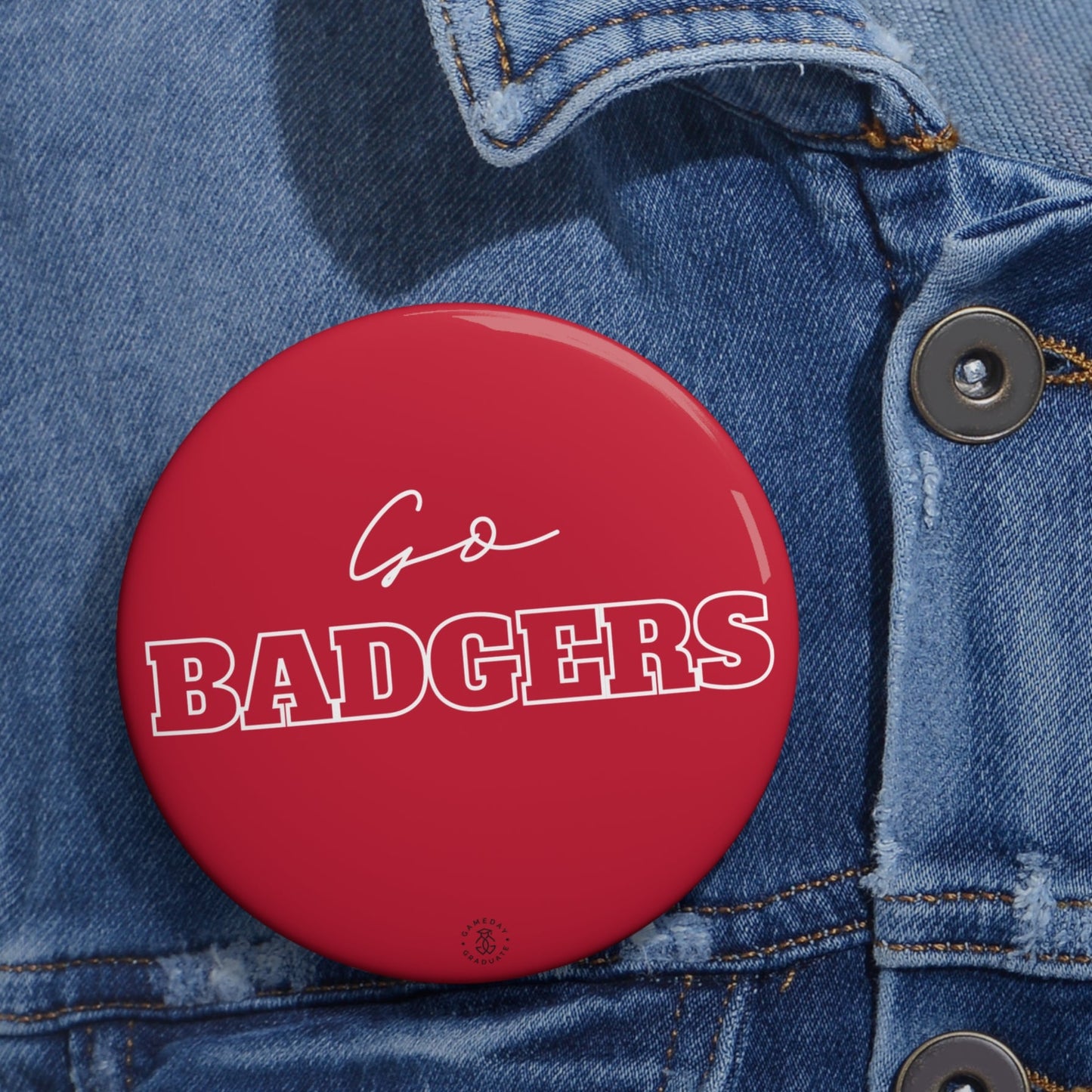 Badgers Button