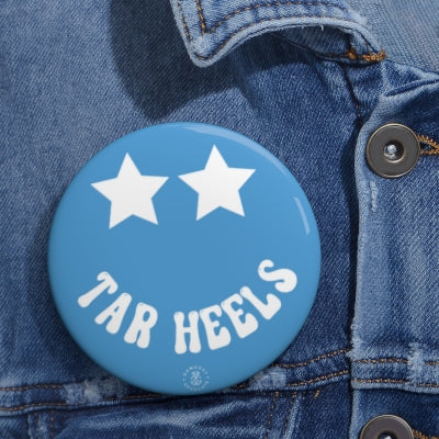 Tar heels Stars Button