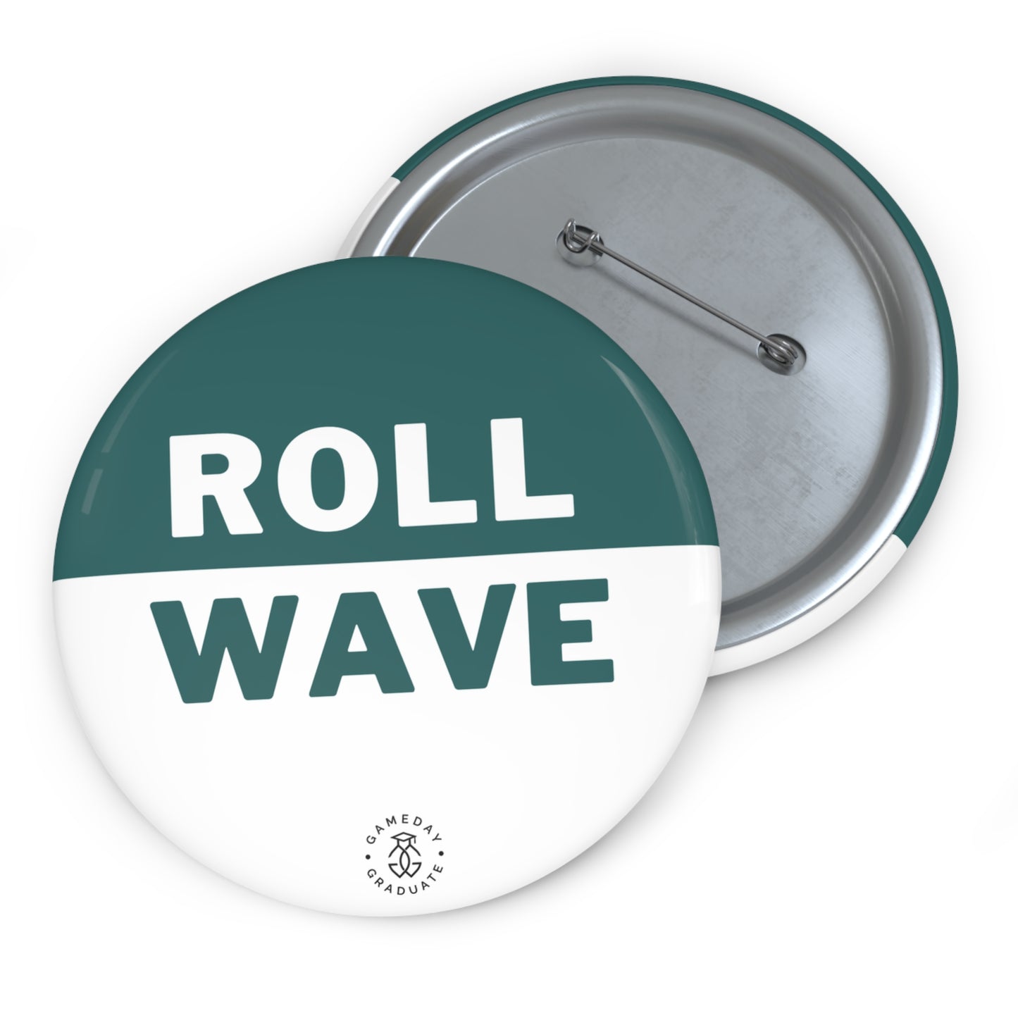Tulane Roll Wave Button