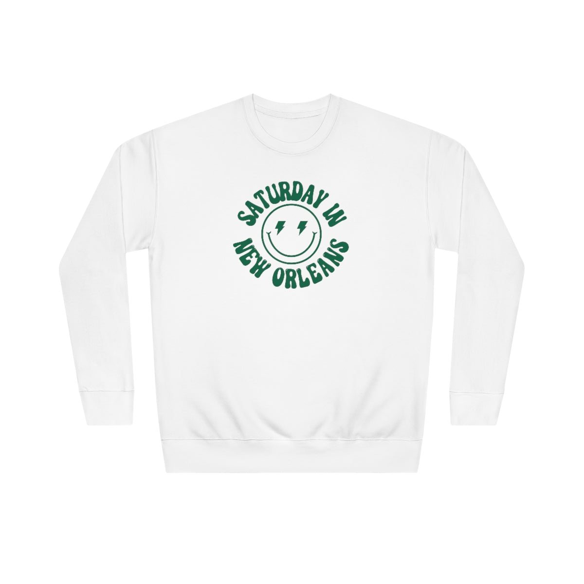 Smiley New Orleans Crew Sweatshirt - GG - CH