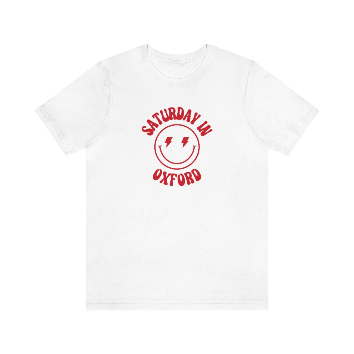 Smiley Oxford Short Sleeve Tee - GG