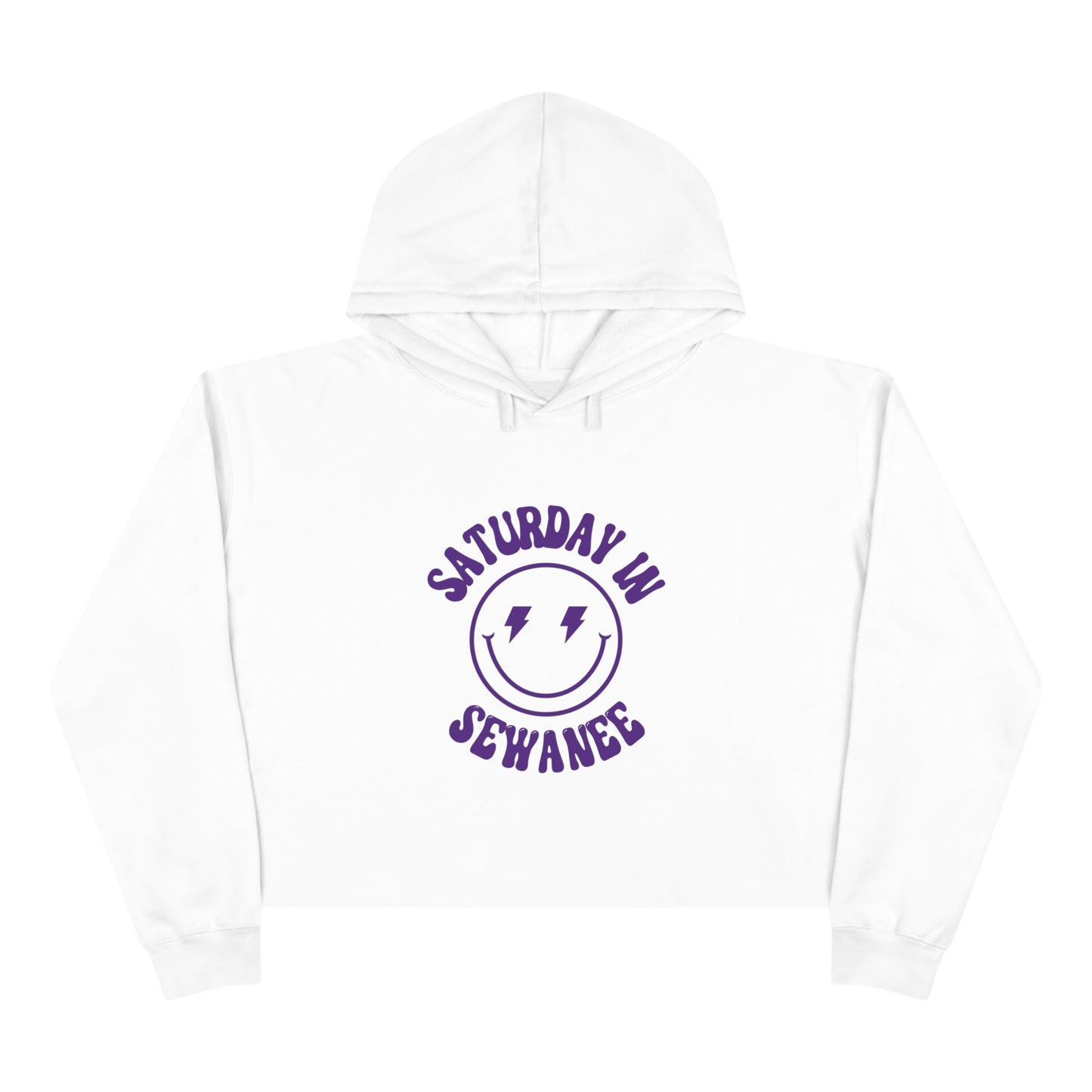 Smiley Sewanee Crop Hoodie