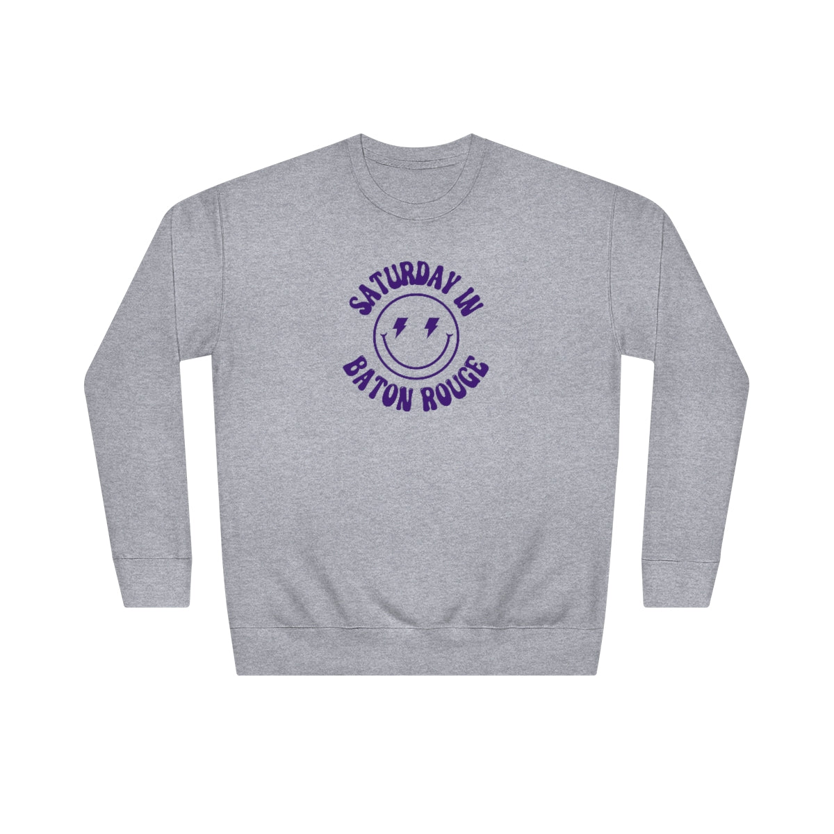 Smiley Baton Crew Sweatshirt - GG - CH