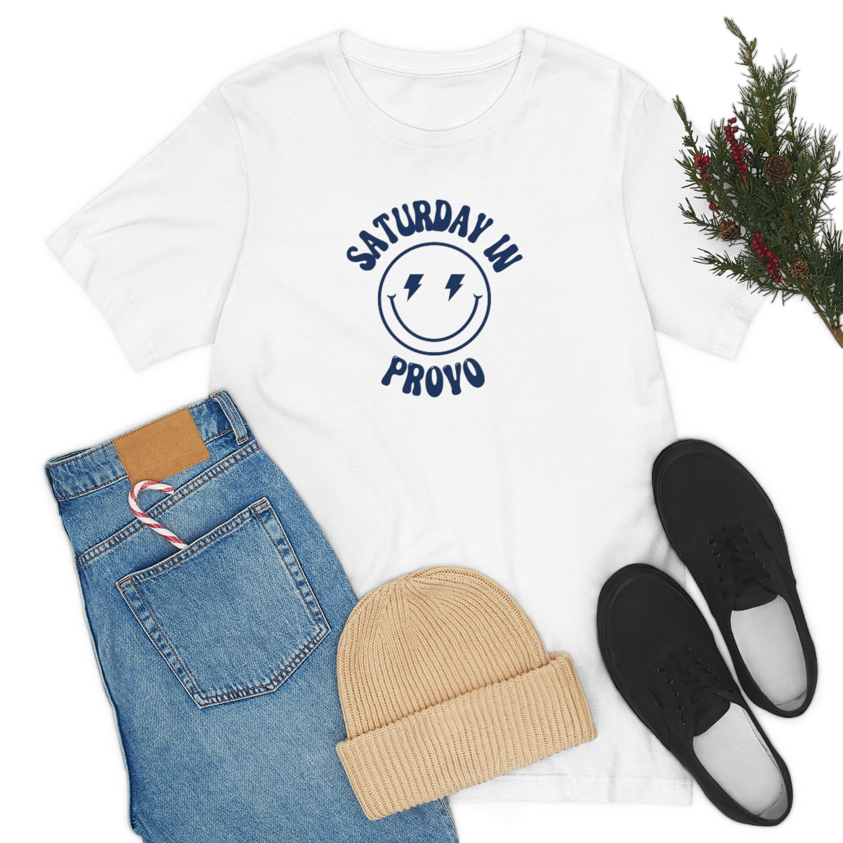 Smiley Provo Short Sleeve Tee - GG