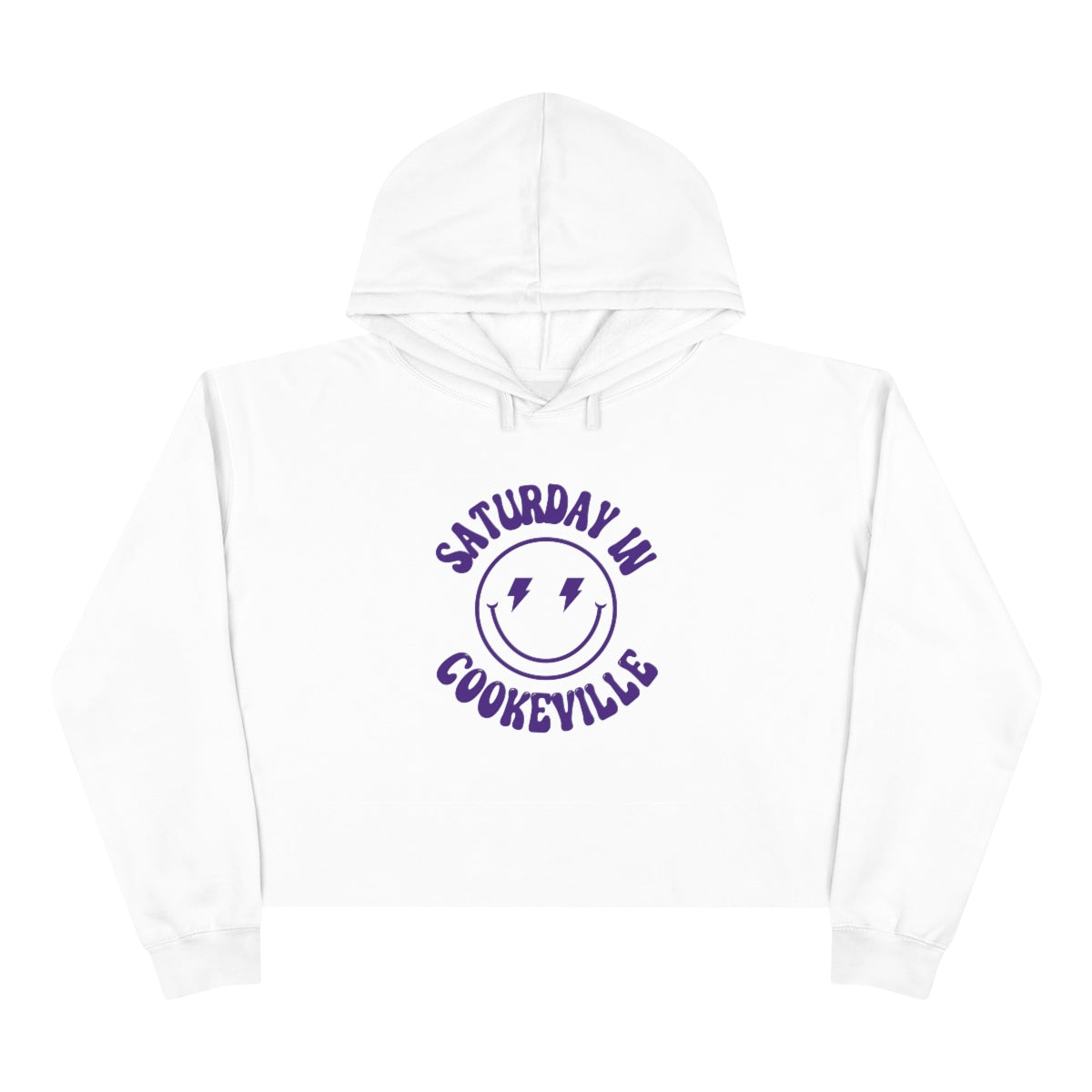 Smiley Cooke Crop Hoodie - GG