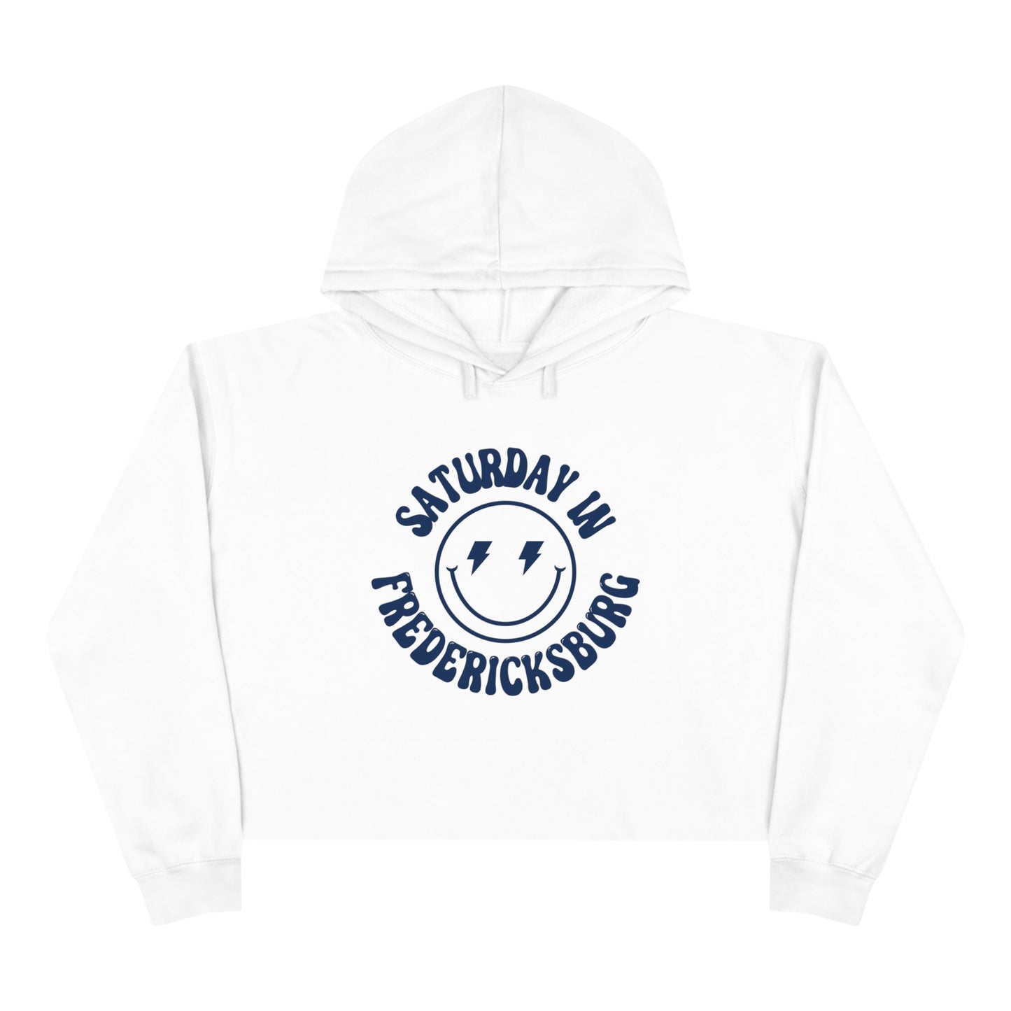 Smiley Mary Washington Crop Hoodie