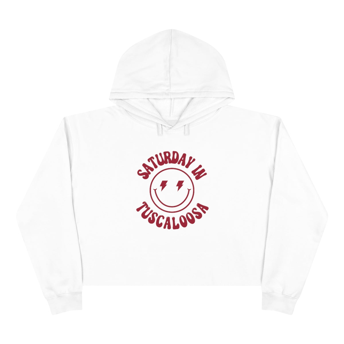 Smiley Tuscaloosa Crop Hoodie - GG
