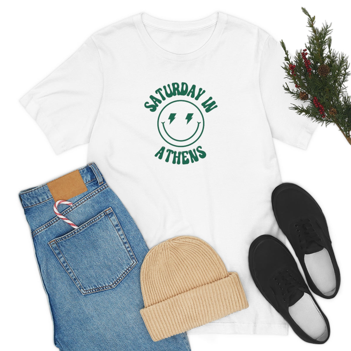 Smiley Athens, OH Short Sleeve Tee - GG