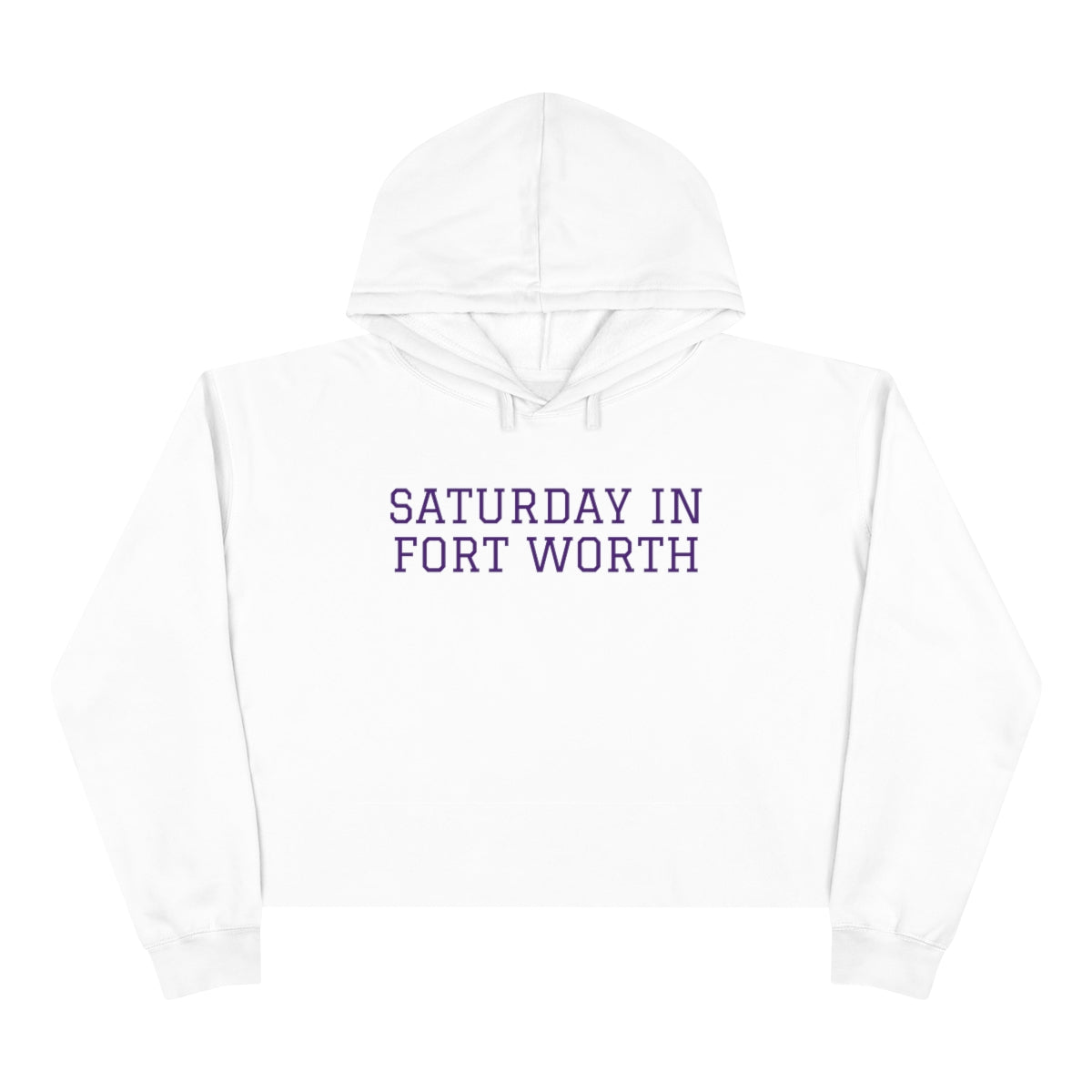 TCU Crop Hoodie - GG