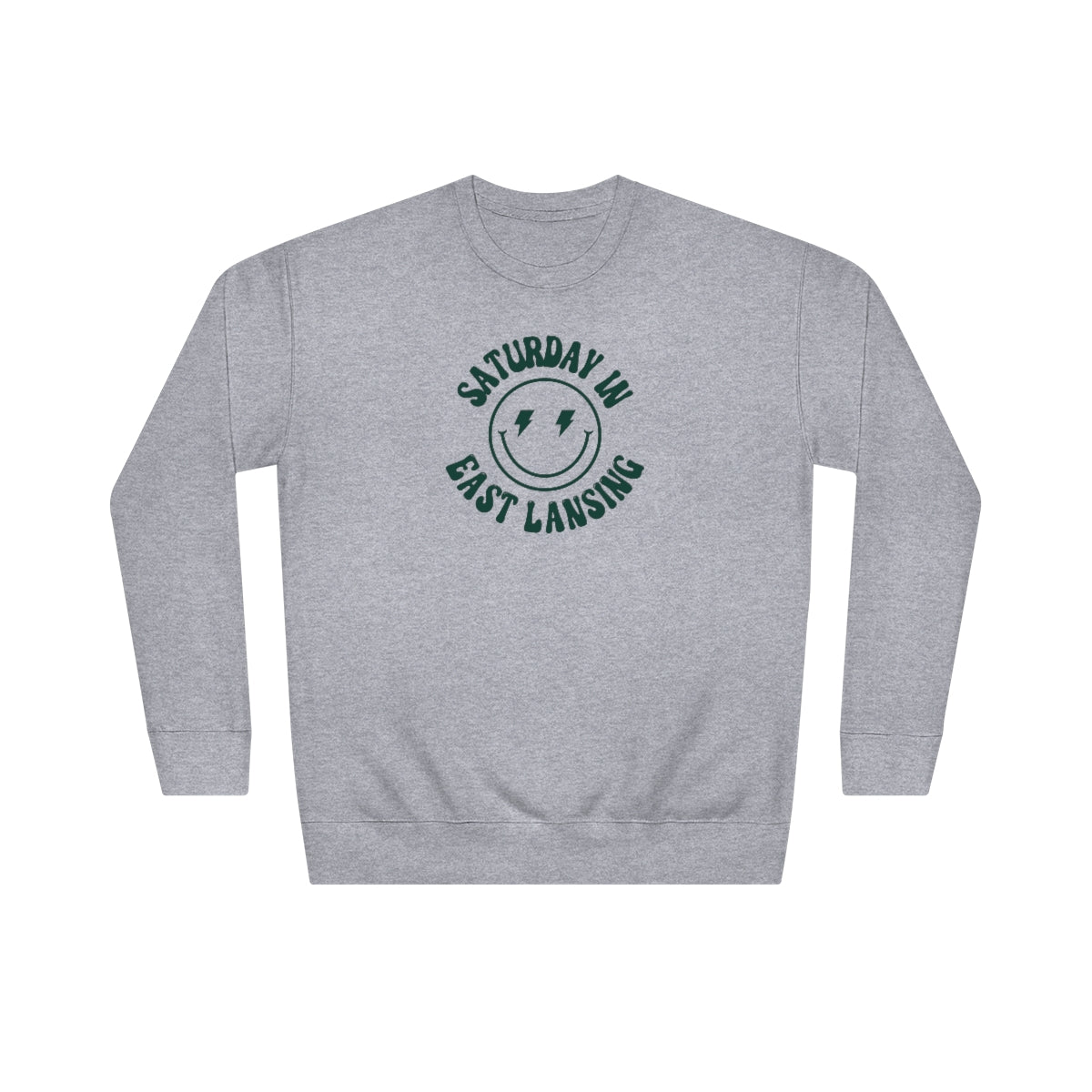 Smiley East Lansing Crew Sweatshirt - GG - CH