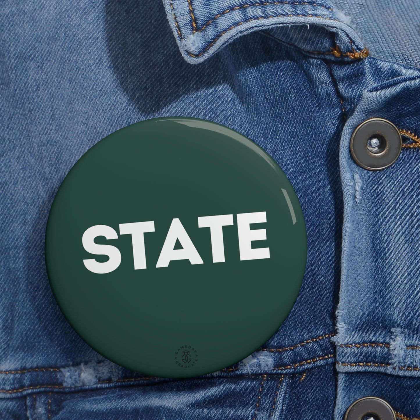 Michigan State Button