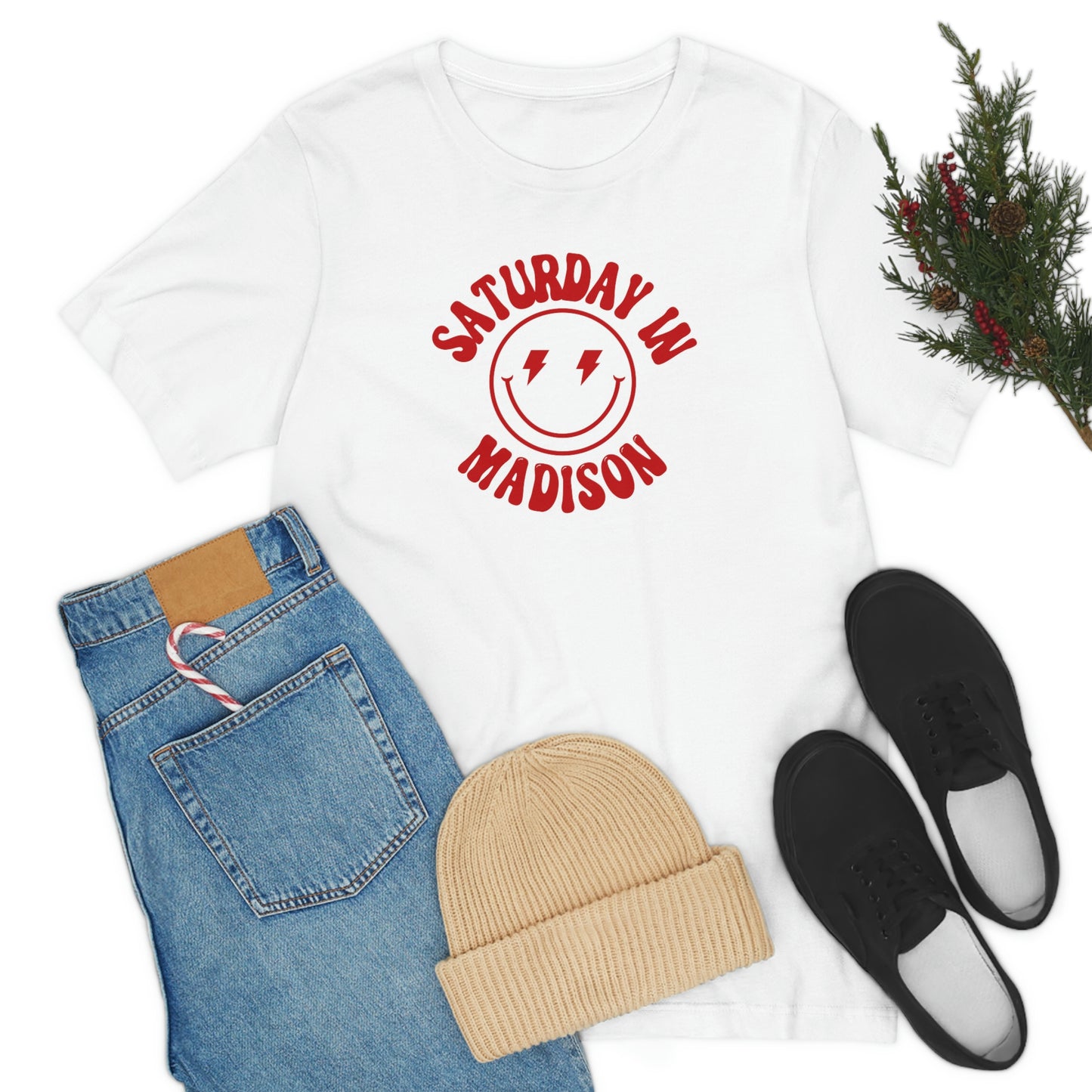 Smiley Madison Short Sleeve Tee - GG
