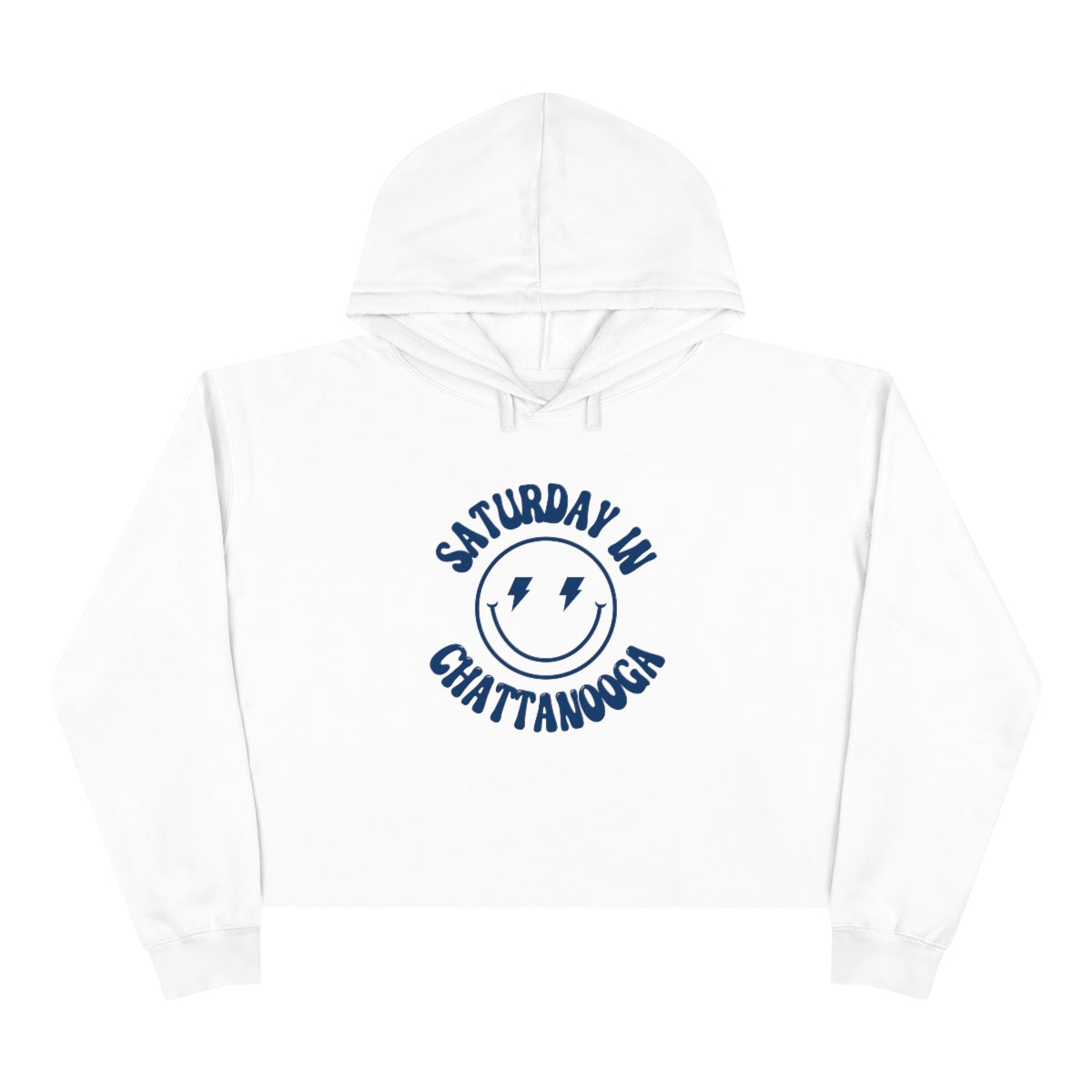 Smiley Chatty Crop Hoodie - GG
