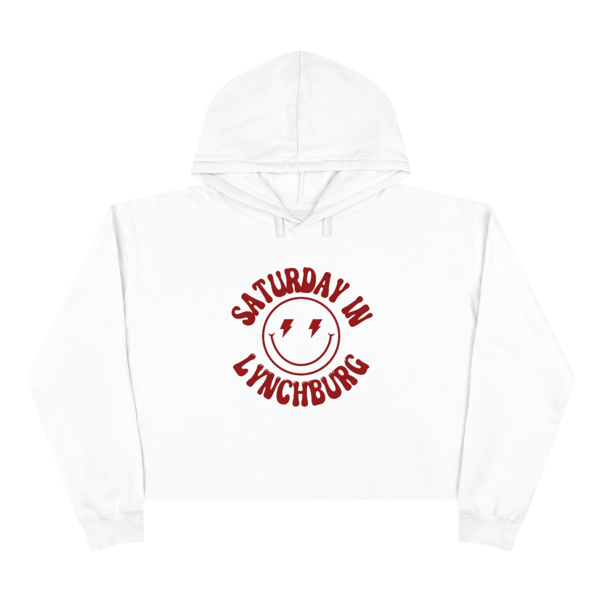 Smiley Lynchburg Crop Hoodie - GG