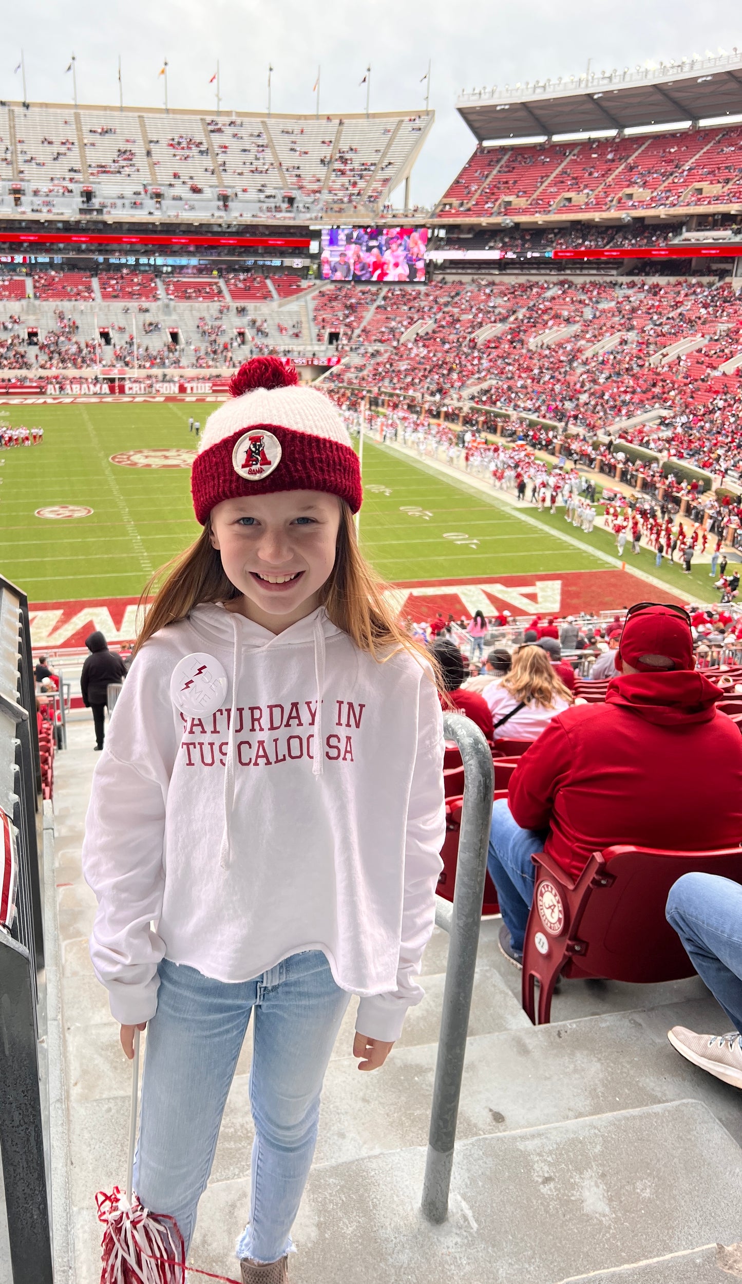 Alabama Crop Hoodie - GG