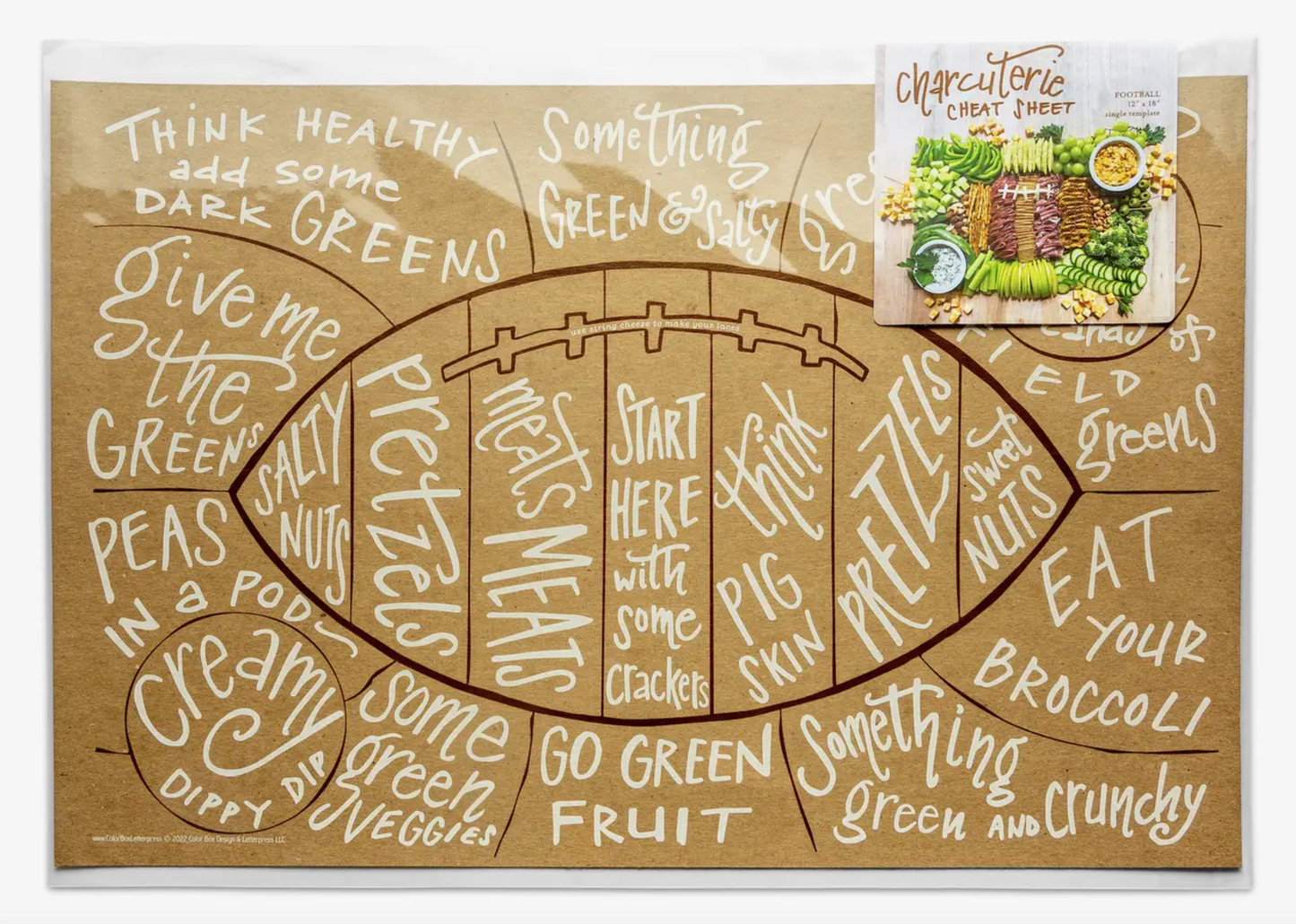 Football Charcuterie Mat